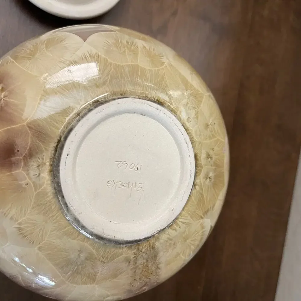 artist pottery crystalline